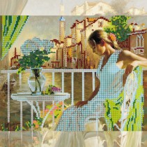 Схема для вышивки бисером «Утро в Венеции»